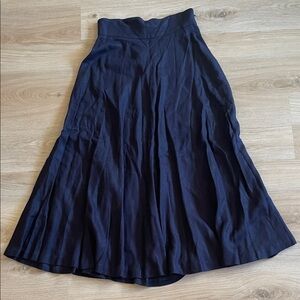 Brooks Brothers Navy A-Line Skirt